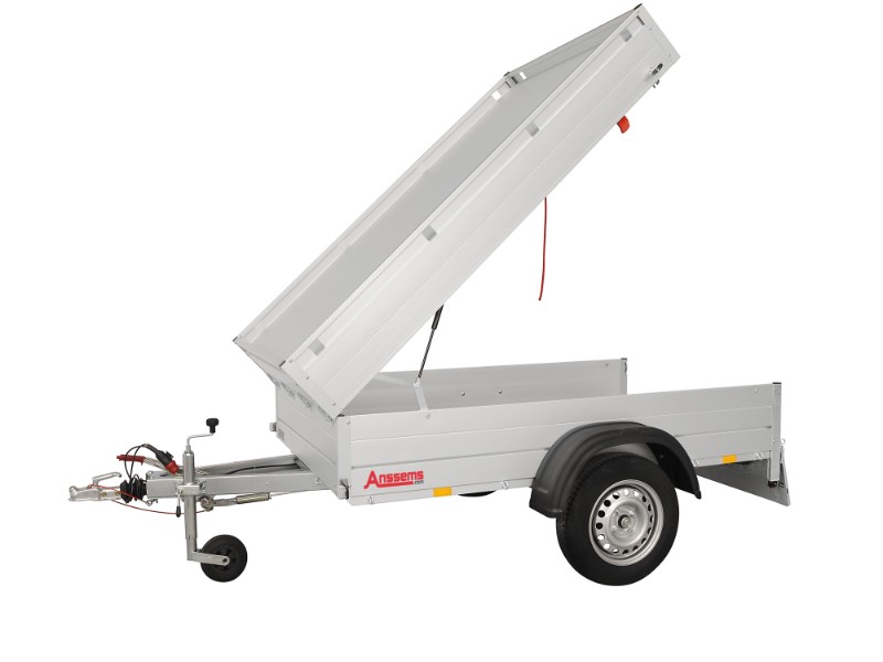 REMORQUE BAGAGERE 1 ESSIEU FREINÉ PTAC 750 KG VERSION HT  211X126X48 CM