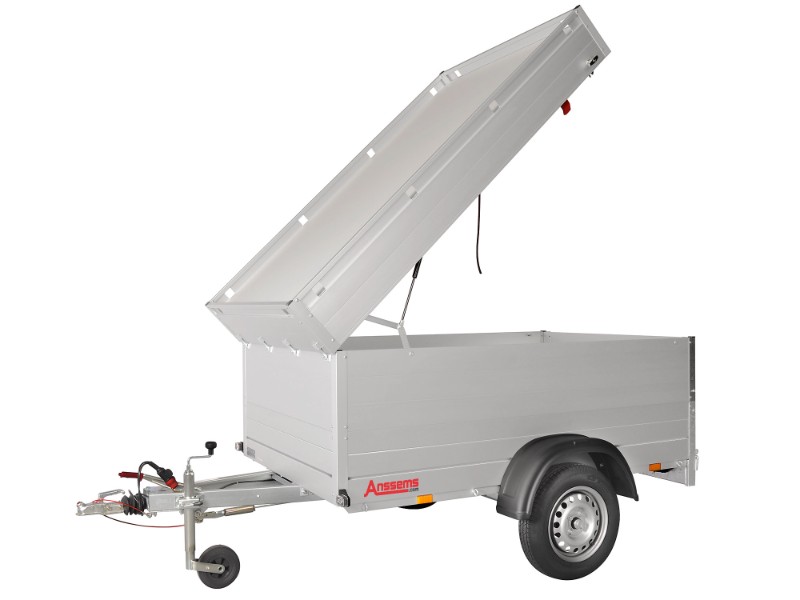 REMORQUE BAGAGERE 1 ESSIEU FREINÉ PTAC 750 KG VERSION VT1 211X126X83 CM
