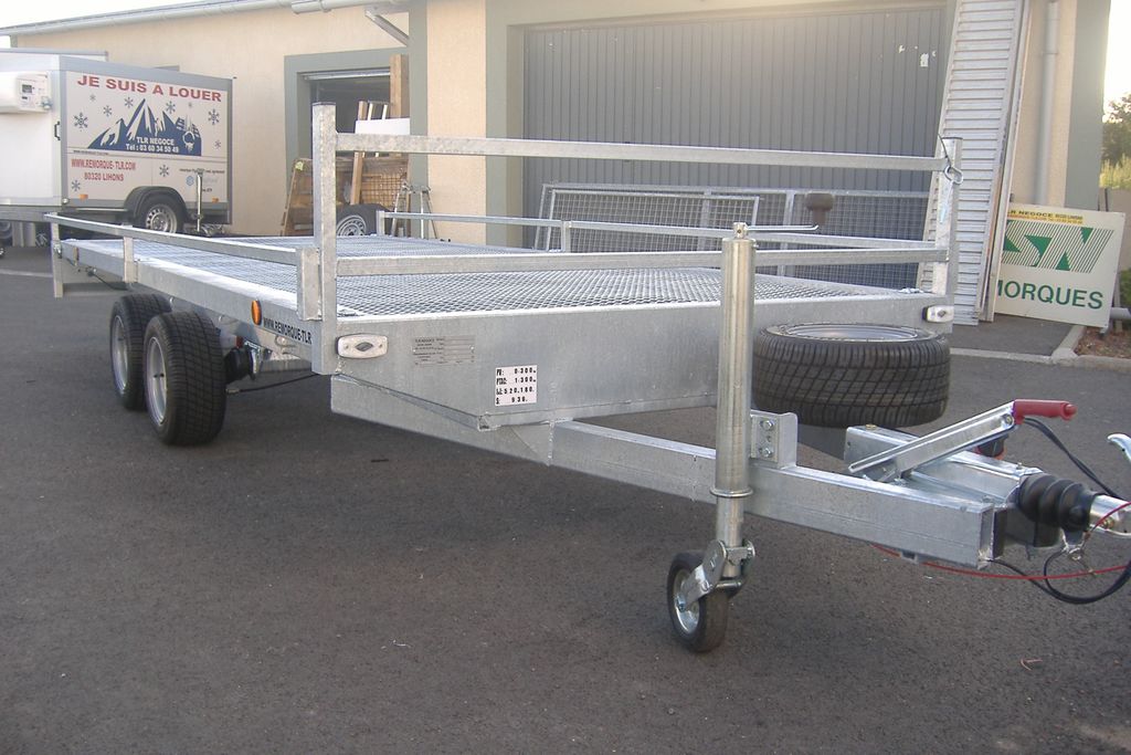 Remorque surbaissée porte quad Duo 13 600kg