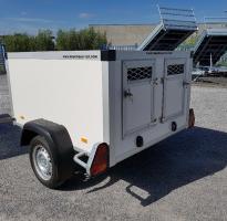 REMORQUE TRANSPORT DE CHIENS 3 BOXES REMORQUE TRANSPORT DE CHIENS 3 BOXES