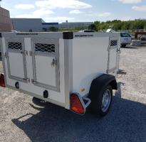 REMORQUE TRANSPORT DE CHIENS 3 BOXES REMORQUE TRANSPORT DE CHIENS 3 BOXES