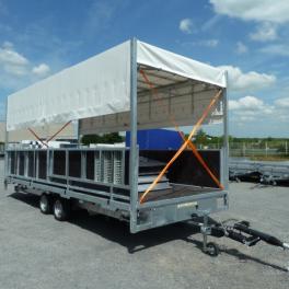 Remorque PODIUM spécifique construction vsn Remorque PODIUM spécifique construction vsn