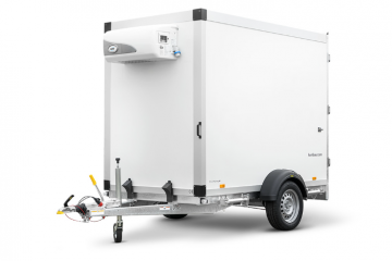 REMORQUE FRIGORIFIQUE 1 ESSIEU FREINE COOL TRAILER DELUXE ROUES EXTERIEURES 