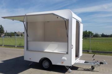 REMORQUE FOOD TRUCK / VENTE AMBULANTE SIMPLE ESSIEU SANS EQUIPEMENT