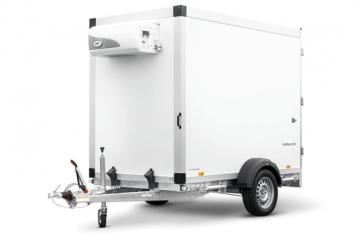 REMORQUE FRIGORIFIQUE 1 ESSIEU FREINE COOL TRAILER HGK  DELUXE ROUES EXTERIEURES JUSQU'A 6° C