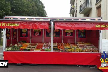 REMORQUE MAGASIN MARAICHER DOLLY  FOOD-TRAILER 3500KG 