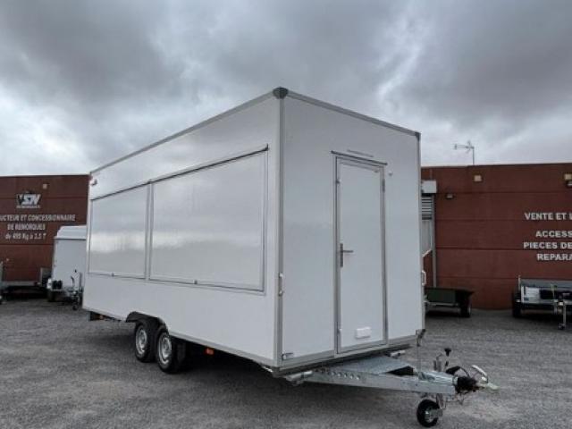 REMORQUE MAGASIN XL 520X203X230 CM PTAC 2000 KG 