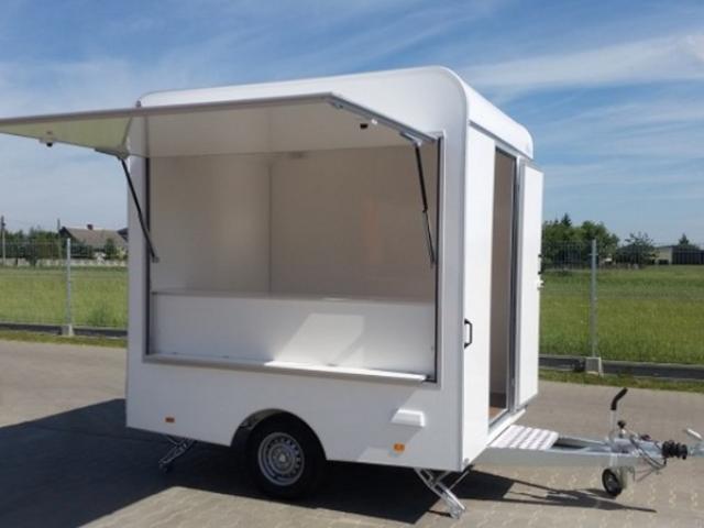 REMORQUE FOOD TRUCK / VENTE AMBULANTE SIMPLE ESSIEU SANS EQUIPEMENT