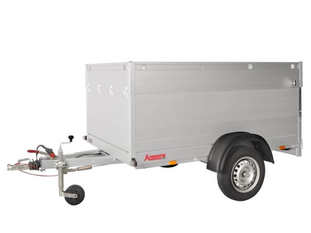 REMORQUE BAGAGERE 1 ESSIEU FREINÉ PTAC 750 KG VERSION VT1 211X126X83 CM