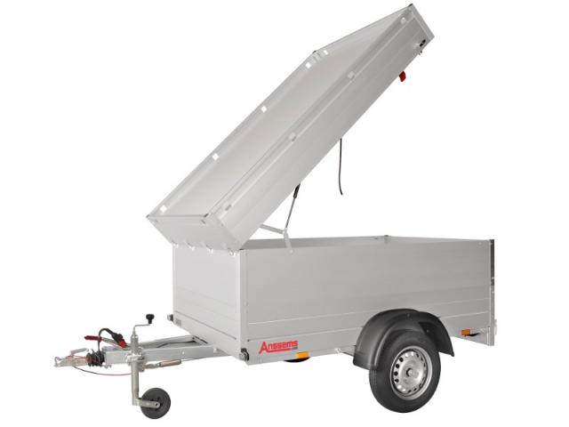 REMORQUE BAGAGERE 1 ESSIEU FREINÉ PTAC 750 KG VERSION VT1 211X126X83 CM