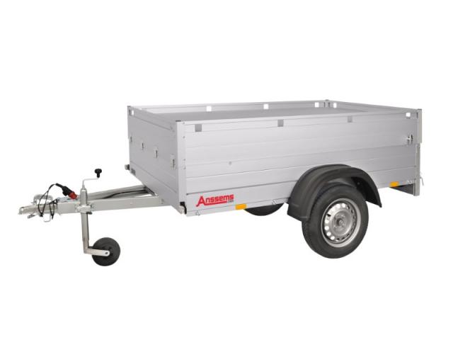 REMORQUE BAGAGERE 1 ESSIEU NON FREINE PTAC 750 KG VERSION HT 201X101X48 CM