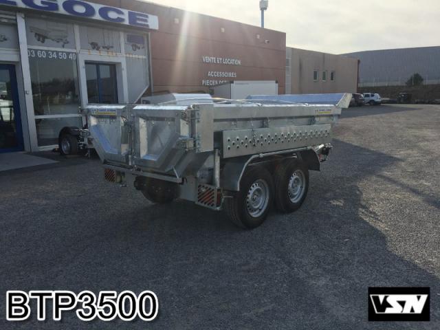 REMORQUE BENNE TP VSN 3500 KG