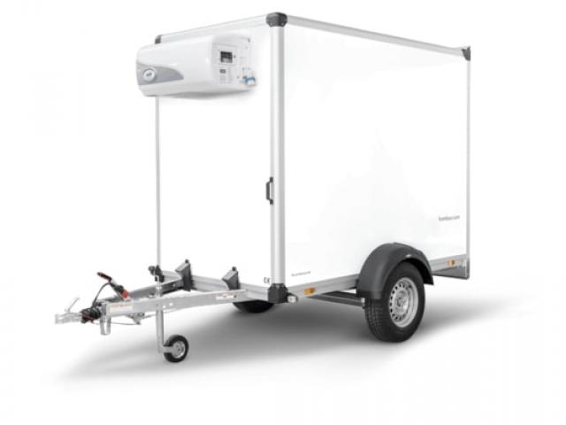 REMORQUE FRIGORIFIQUE1 ESSIEU NON FREINE COOL TRAILER ROUES EXTERIEURES 