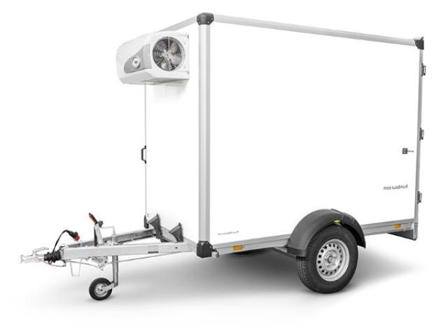 REMORQUE FRIGORIFIQUE1 ESSIEU NON FREINE COOL TRAILER ROUES EXTERIEURES 