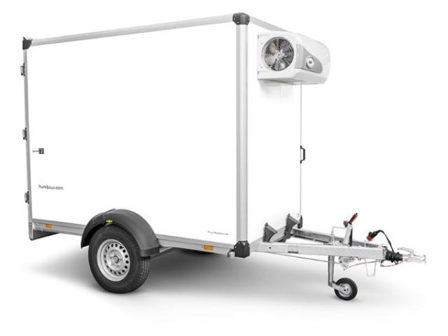 REMORQUE FRIGORIFIQUE1 ESSIEU NON FREINE COOL TRAILER ROUES EXTERIEURES 