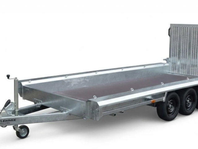 REMORQUE PORTE-ENGIN VLEMMIX 480X180 CM PTAC 3500 KG