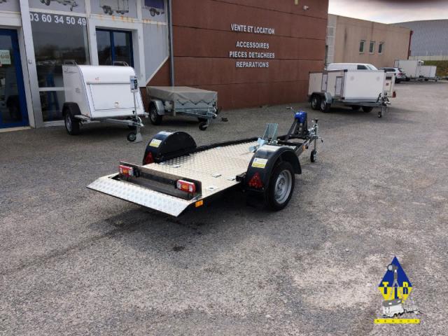  VSN ENDURO PORTE MOTO ABAISSABLE  750KG 260X125 CM