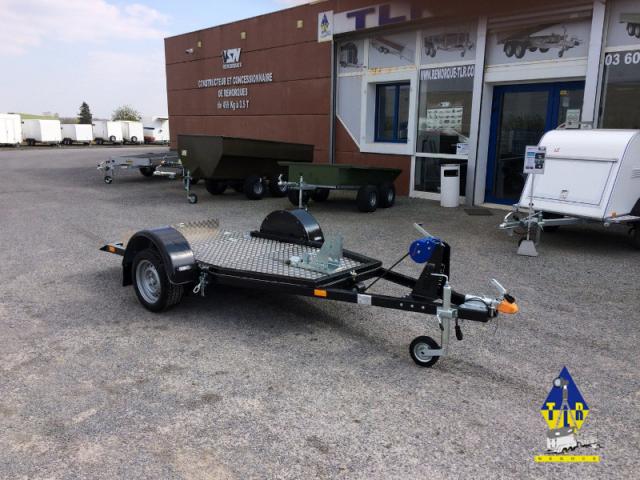  VSN ENDURO PORTE MOTO ABAISSABLE  750KG 260X125 CM