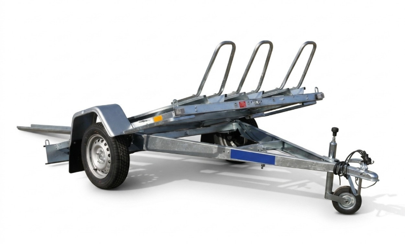 REMORQUE PORTE MOTO 3 RAILS 226X19 CM