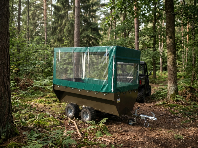 REMORQUE TRANSPORT DE CHASSEURS